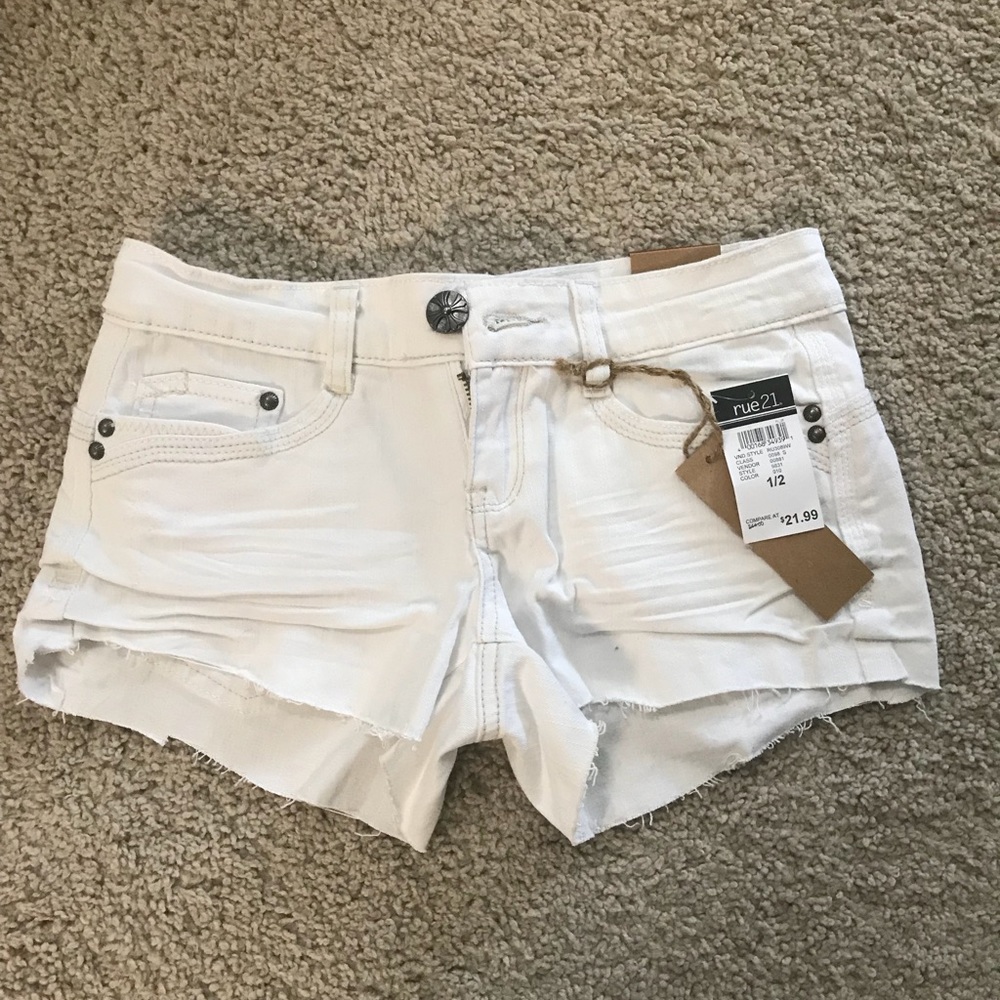NWT white shorts